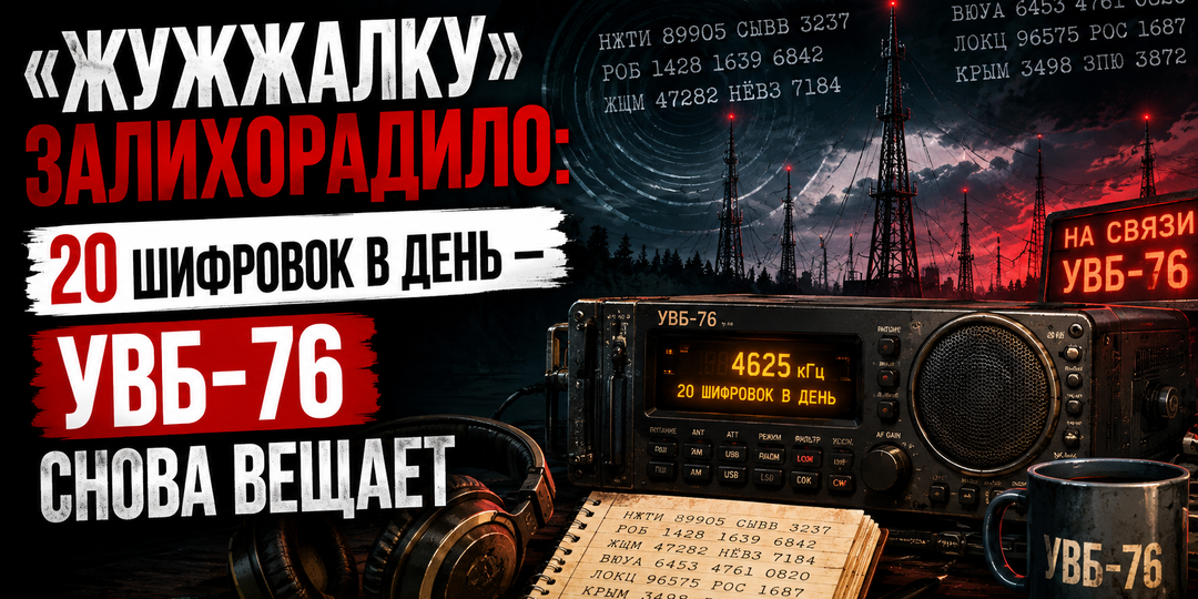 «Жужжалку» залихорадило: 20 шифровок в день – УВБ-76 снова вещает