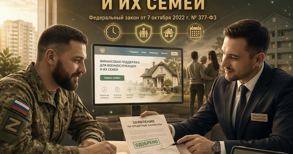 Кредитные каникулы для участников СВО и их семей в 2026 году