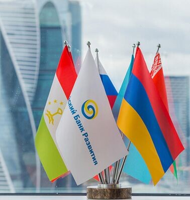 Флажки стран-участниц Евразийского банка развития /Photo Sputnik  