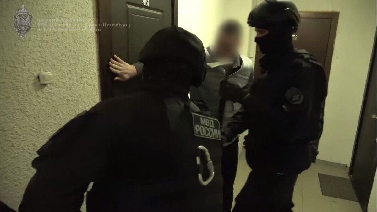   Стоп-кадр видео УФСБ РФ по Петербургу и ЛО