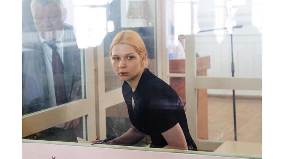 Екатерина Тархова, обвиняемая в убийстве экс-мэра Самары Виктора Тархова и его супруги Натальи.📷Фото: Иван Петров