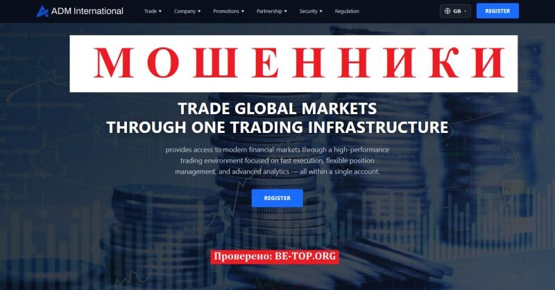 Брокер ADM International отзывы: полный обзор мошеннической схемы adm-international.net