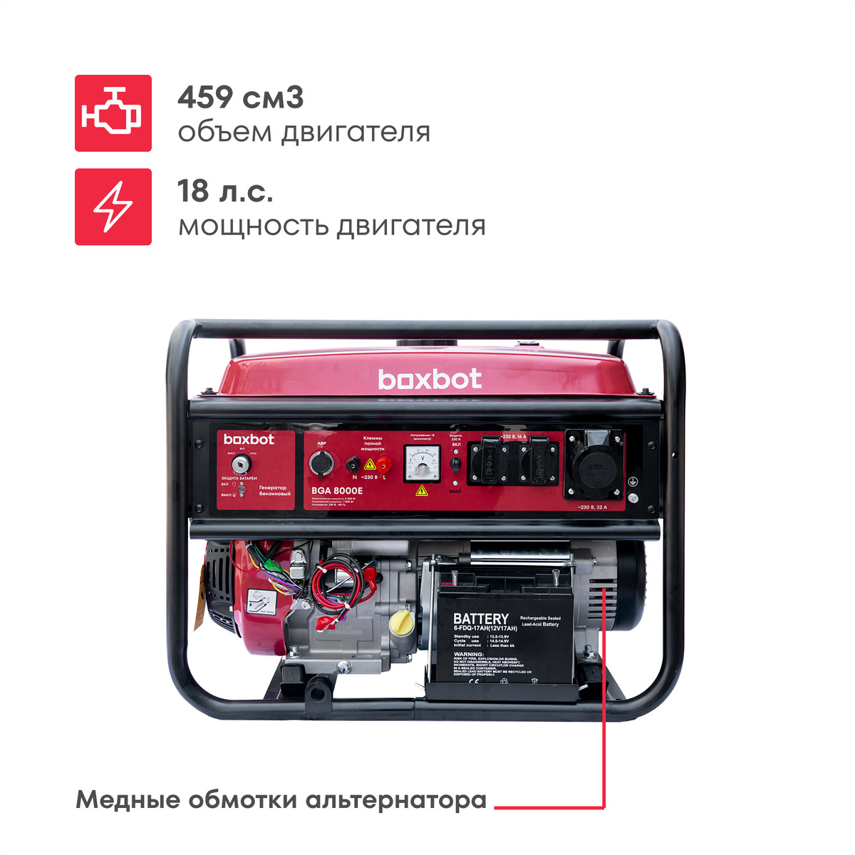    Характеристики Boxbot BGA 8000E