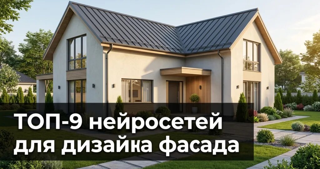 Лучшие нейросети для дизайна фасада дома: топ-9