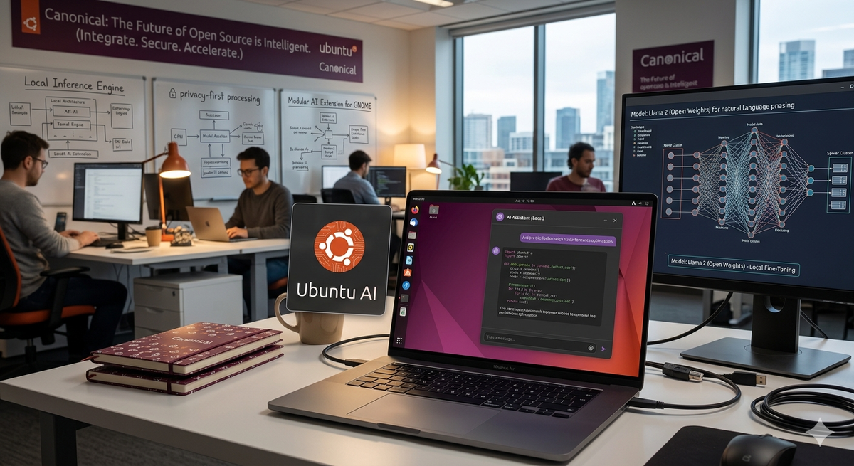 Canonical берет курс на ИИ: искусственный интеллект появится в будущих версиях Ubuntu