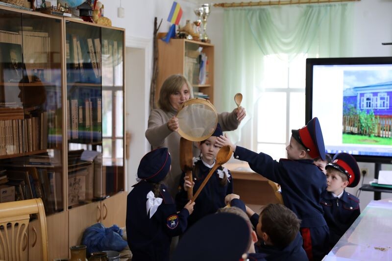 Занятие «Казачий курень» в музее-заповеднике М. А. Шолохова