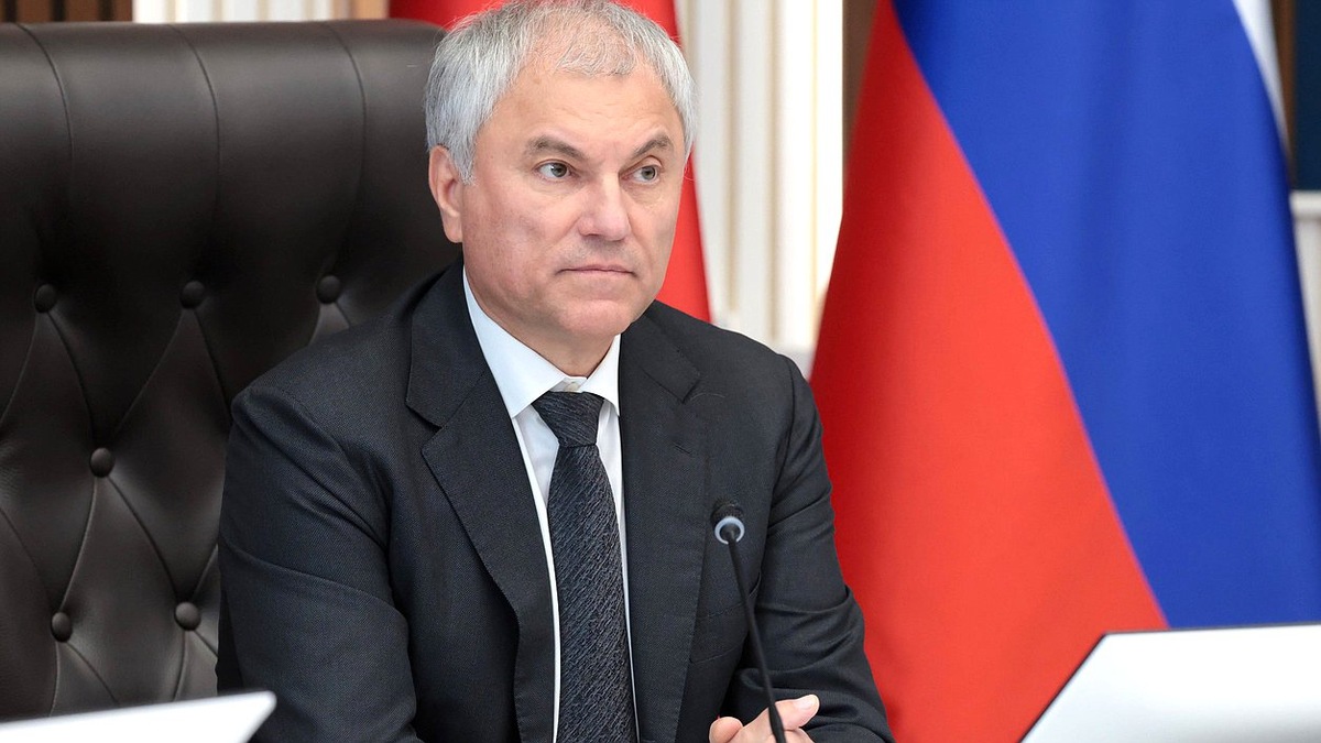 Председатель Государственной Думы Вячеслав Володин