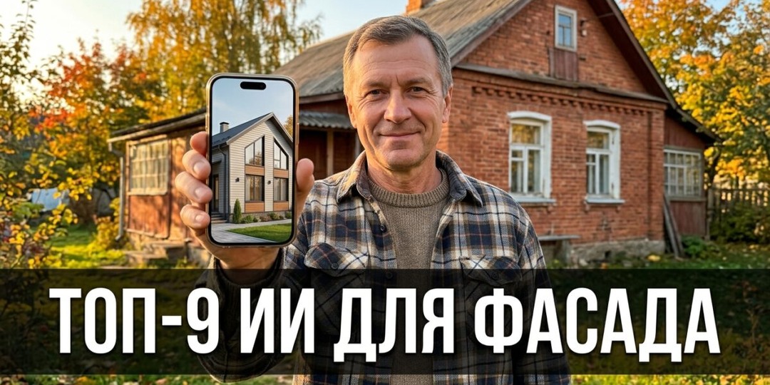 Лучшие нейросети для дизайна фасада: протестировал топ-9