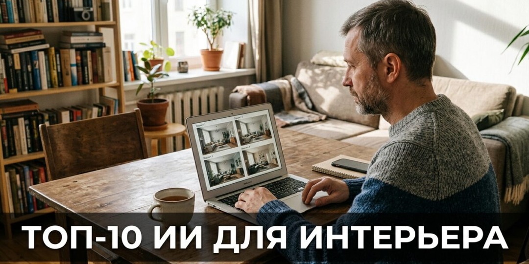 Лучшие нейросети для дизайна интерьера: перебрал топ-10