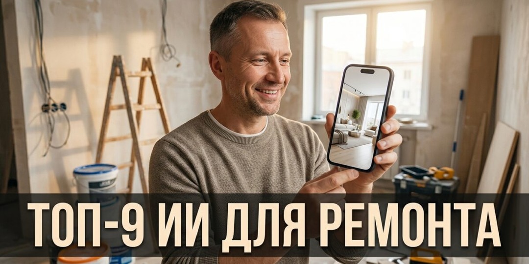 Лучшие нейросети для ремонта квартиры: топ-9, что реально помогают