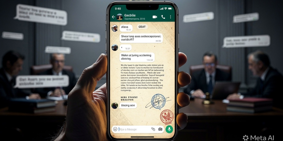 Такое сообщение в WhatsApp решает судебные споры в России