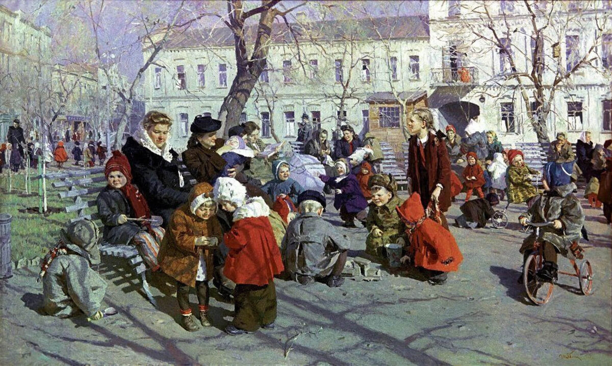 Т.Яблонская. Весна