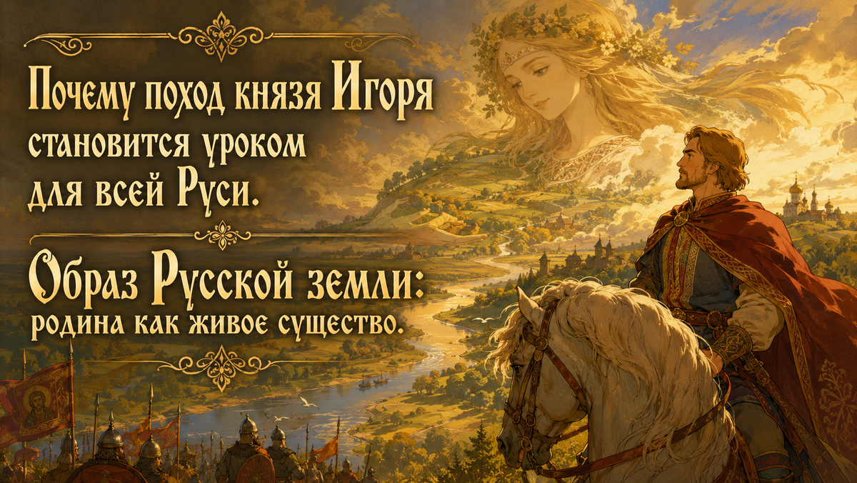 Образ Русской земли: родина как живое существо.