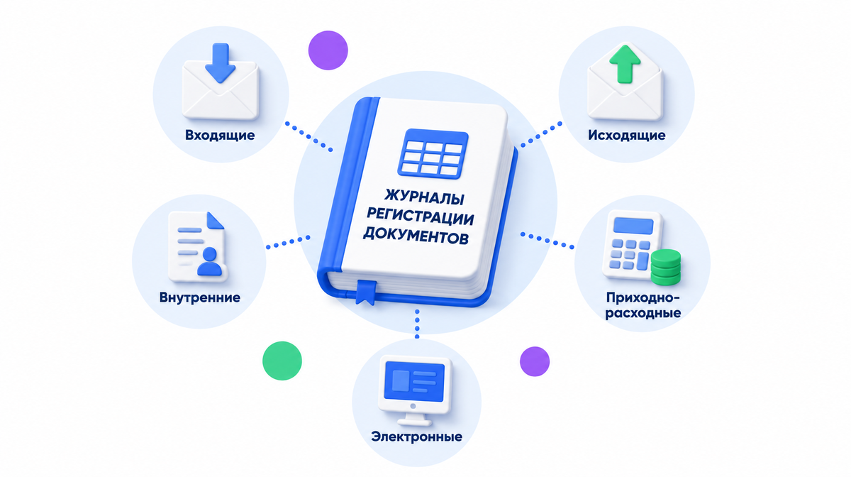 Виды журналов регистрации документов