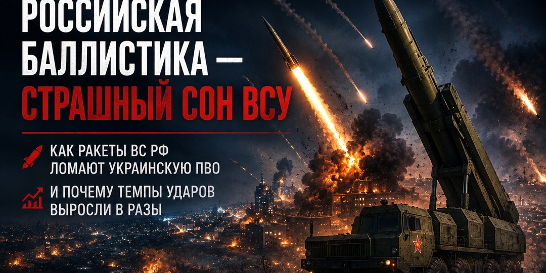 Российская баллистика — страшный сон ВСУ: как ракеты ВС РФ ломают украинскую ПВО и почему темпы ударов выросли в разы