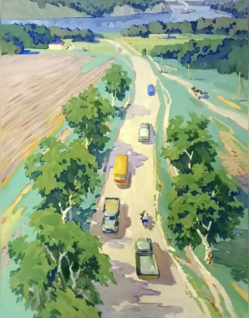 Анатолий Тумбасов. «В Прикамье». 1960