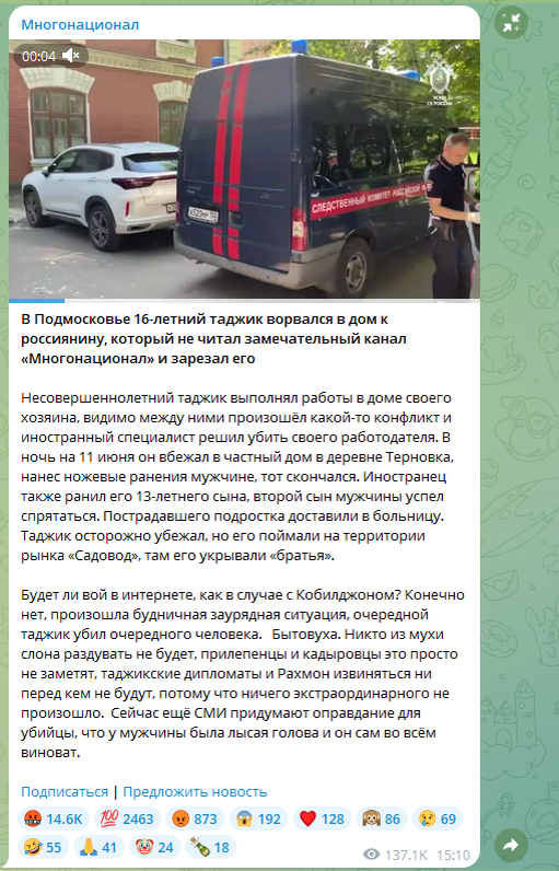 ФОТО: Скриншот https://t.me/mnogonazi