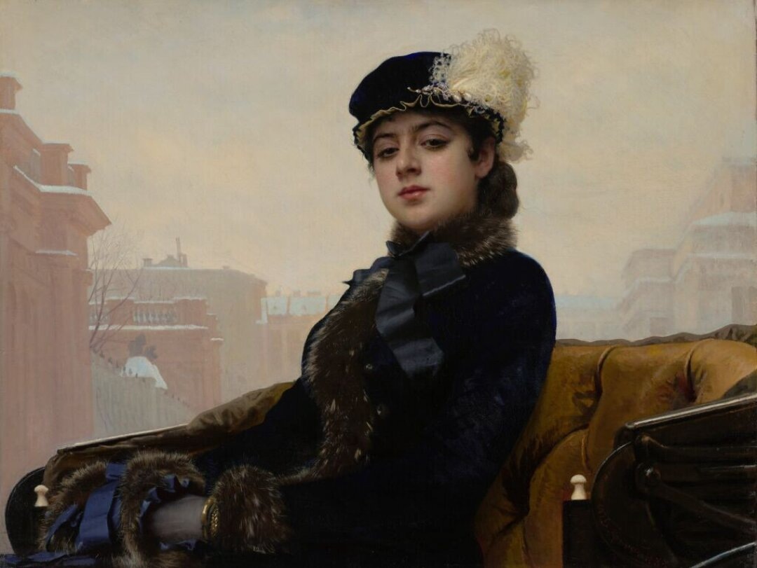    Иван Крамской. Неизвестная. 1883 Фото: Изображение предоставлено Собака.ru пресс-службой Третьяковской галереи