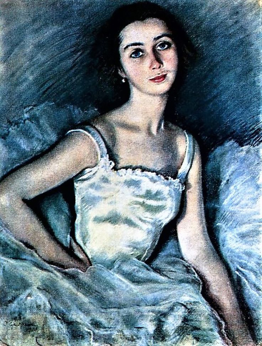 Портрет М. С. Добролюбовой 1923 год