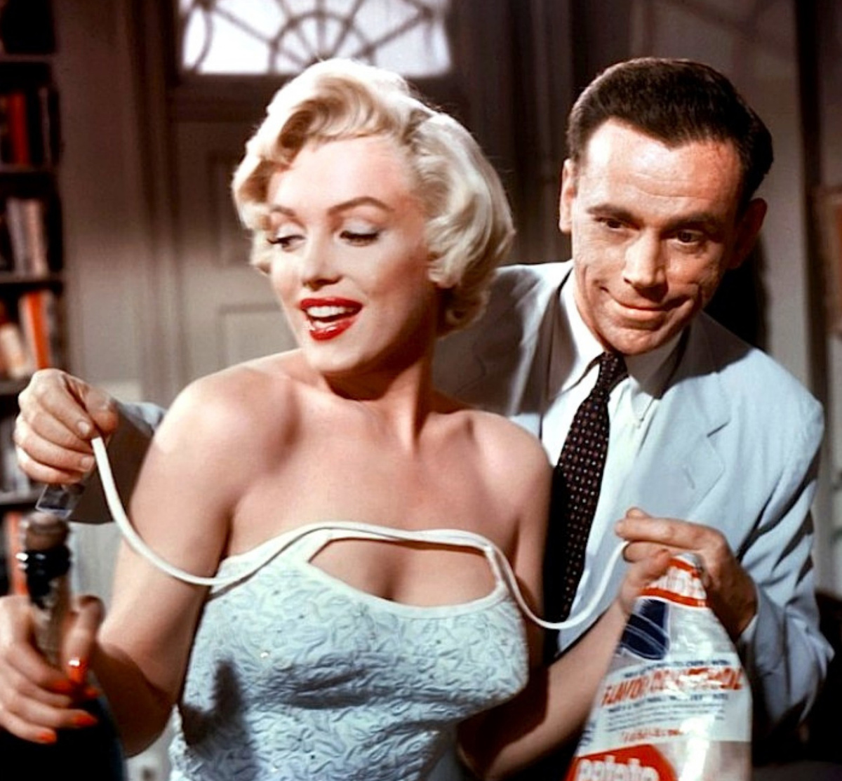 Кадры из фильма «Зуд седьмого года», 1955