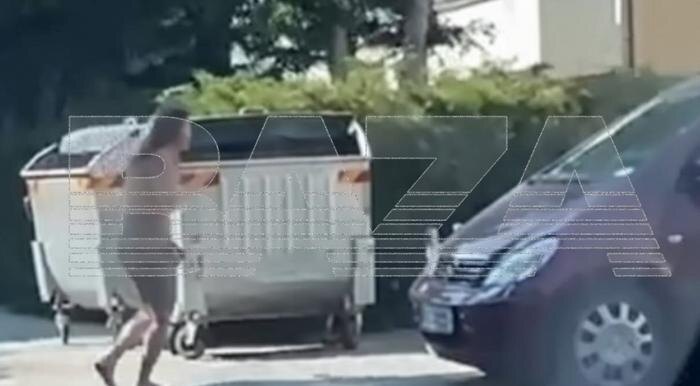 Ногая россиянка в наркотическом бреду перепугала жителей Лимасола. Фото © Telegram / Baza
