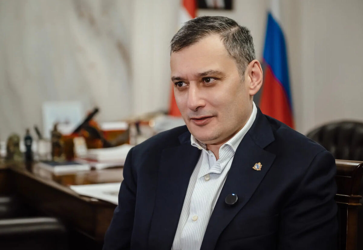    Губернатор Курской области Александр Хинштейн