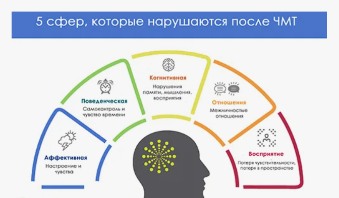 Поведенческие и эмоциональные нарушения после черепно-мозговой травмы