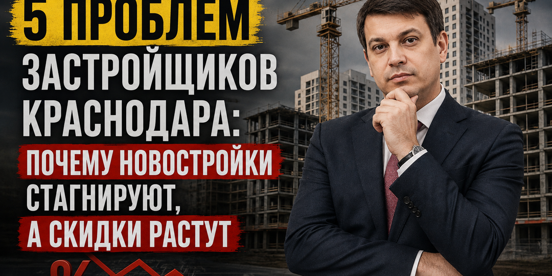 5 проблем застройщиков Краснодара: почему новостройки стагнируют, а скидки растут