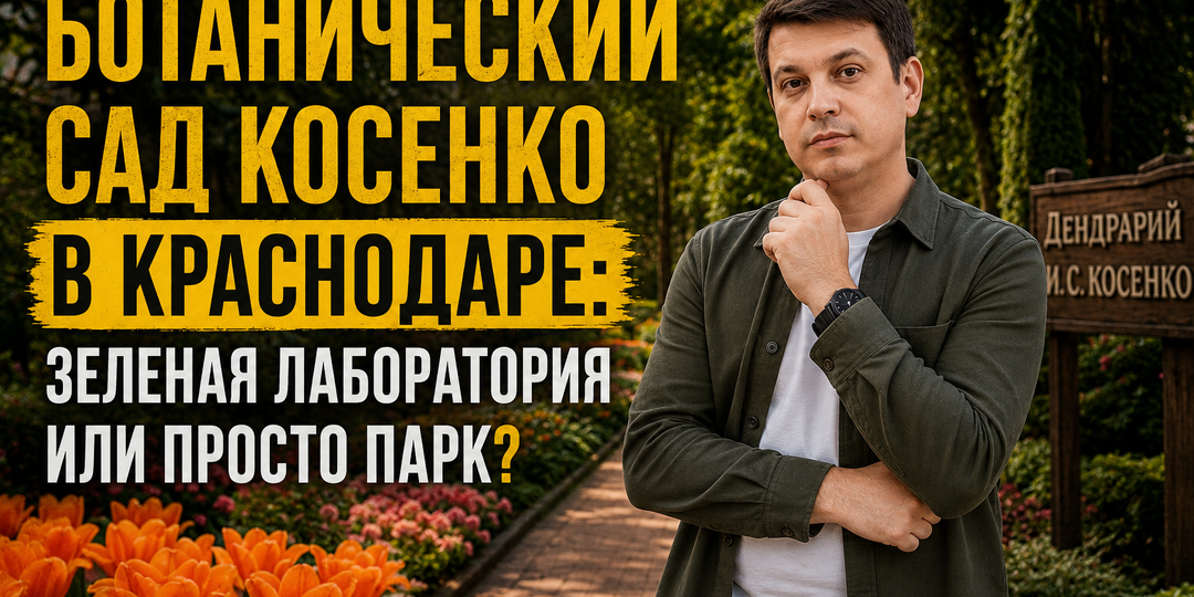 Ботанический сад Косенко в Краснодаре: зеленая лаборатория или просто парк?
