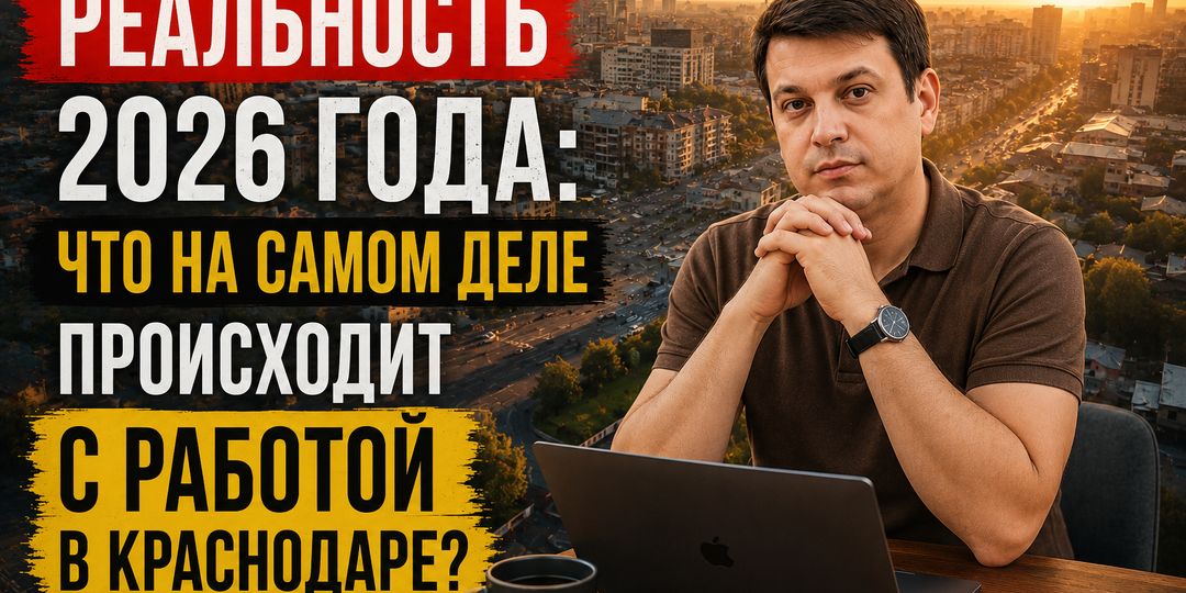 Реальность 2026 года: что на самом деле происходит с работой в Краснодаре?