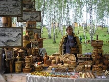 Фото Людмилы Дятловой, мастера по бересте