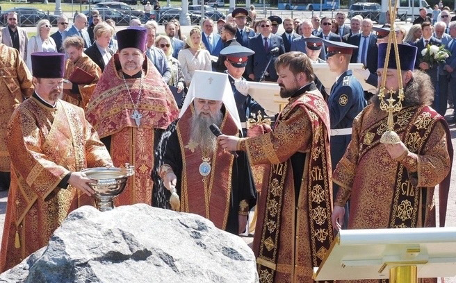 В Санкт-Петербурге заложили памятник новомученикам, пострадавшим за веру в 1922 году