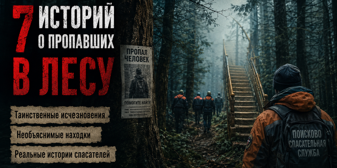 Потерянные в лесу. Реальные истории людей. Часть 1