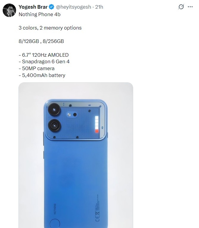    Nothing Phone (4b)