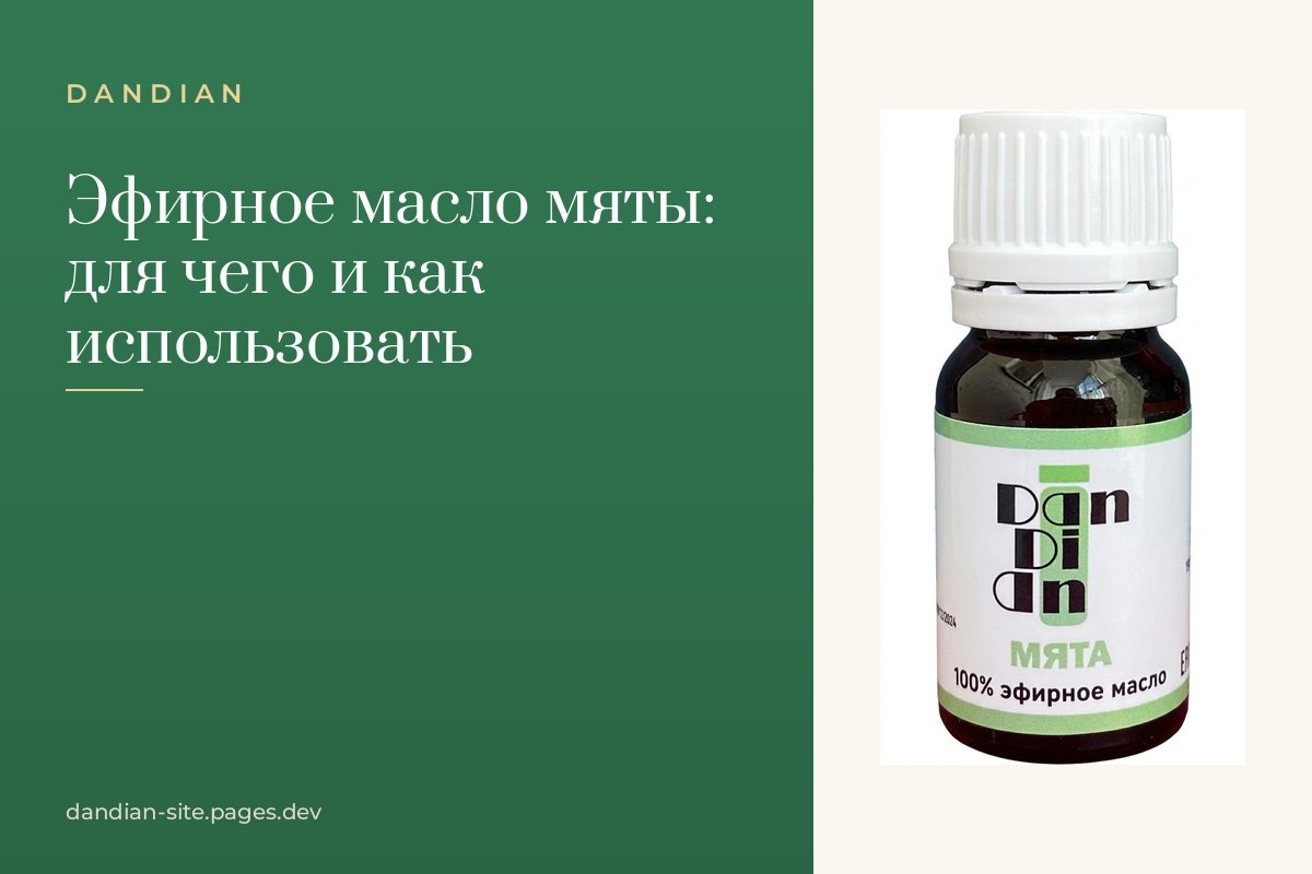    Эфирное масло мяты: для чего нужно и как использовать
