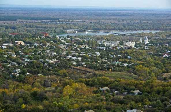 Вид на город Серафимович (ранее станица Усть-Медведицкая)