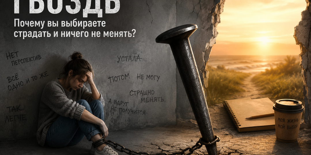 Гвоздь Почему вы выбираете страдать и ничего не менять?