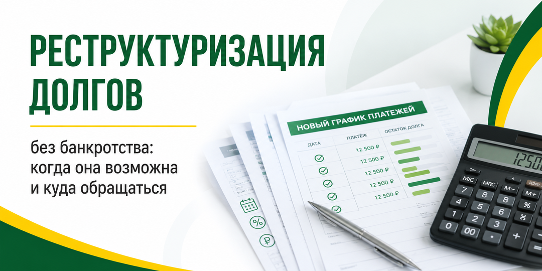 Реструктуризация долгов без банкротства: когда она возможна и куда обращаться