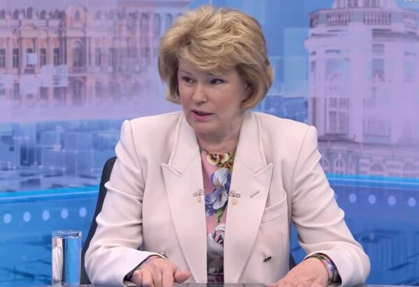 Ирина Потехина (Фото: эфир телеканала «Санкт-Петербург»)