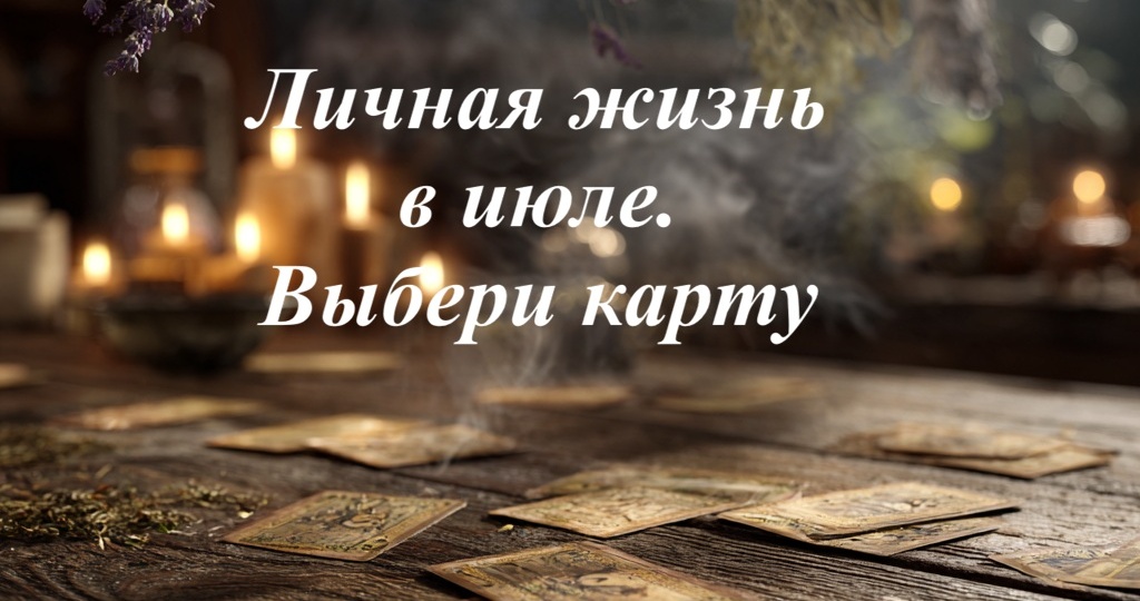 Выберите 1 из 3 карт — что ждёт вашу личную жизнь в июле?