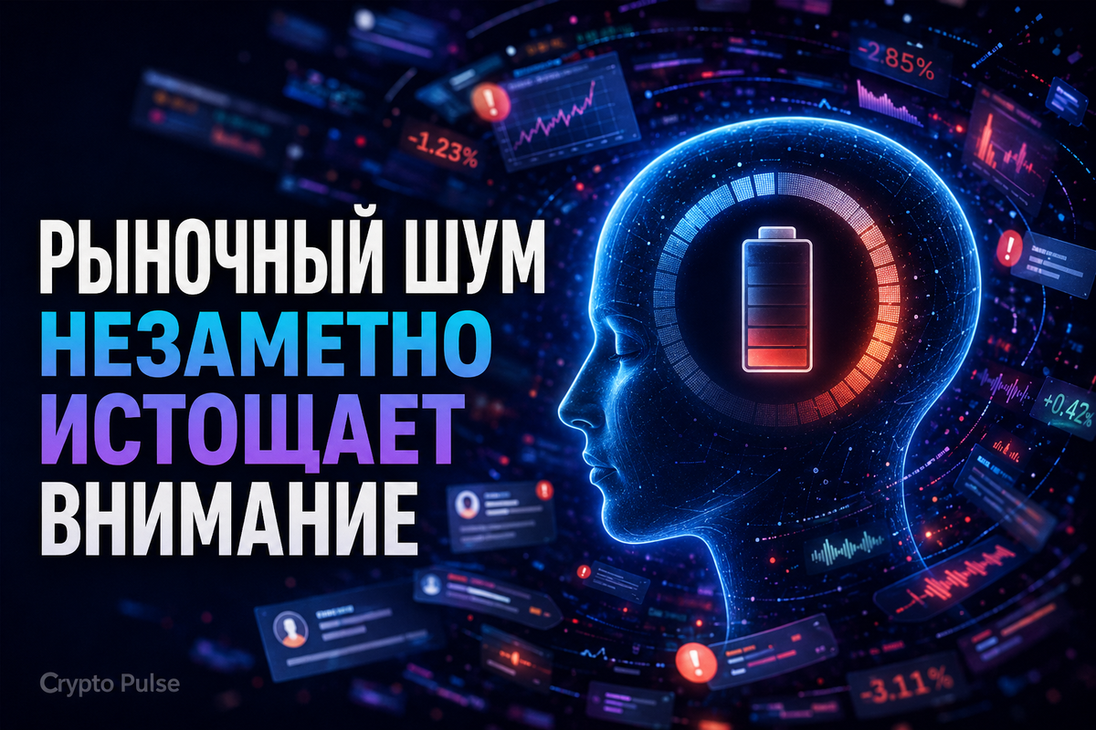 Рыночный шум незаметно истощает внимание