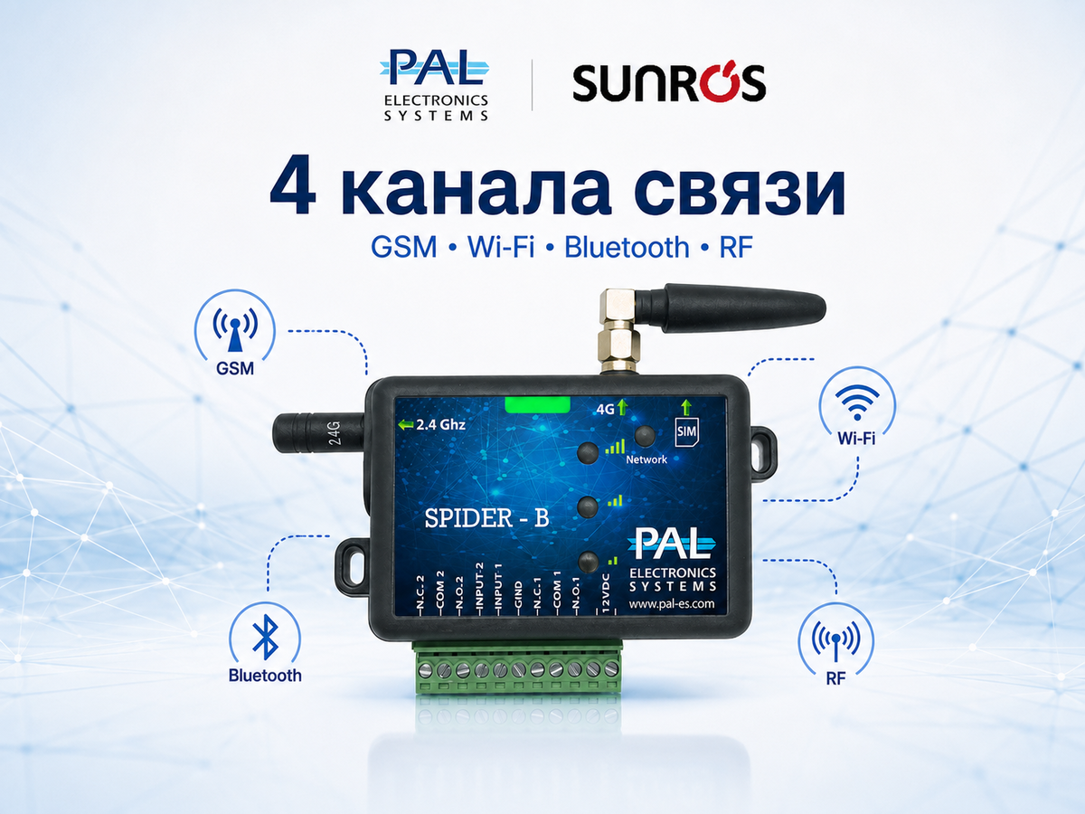 GSM-модули PAL-ES Spider - гарантия открытия 99,9%