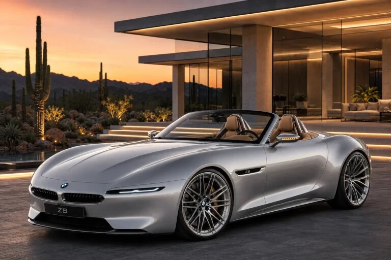Что если в Германии решат возродить BMW Z8: Каким станет легендарный родстер в 2028 году?