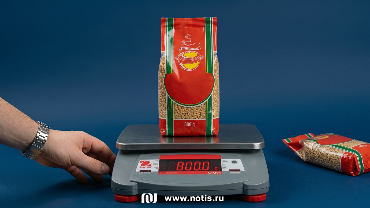 Удачная пачка. Кстати весы нормализованы на -4.5 г — вес пустой упаковки.