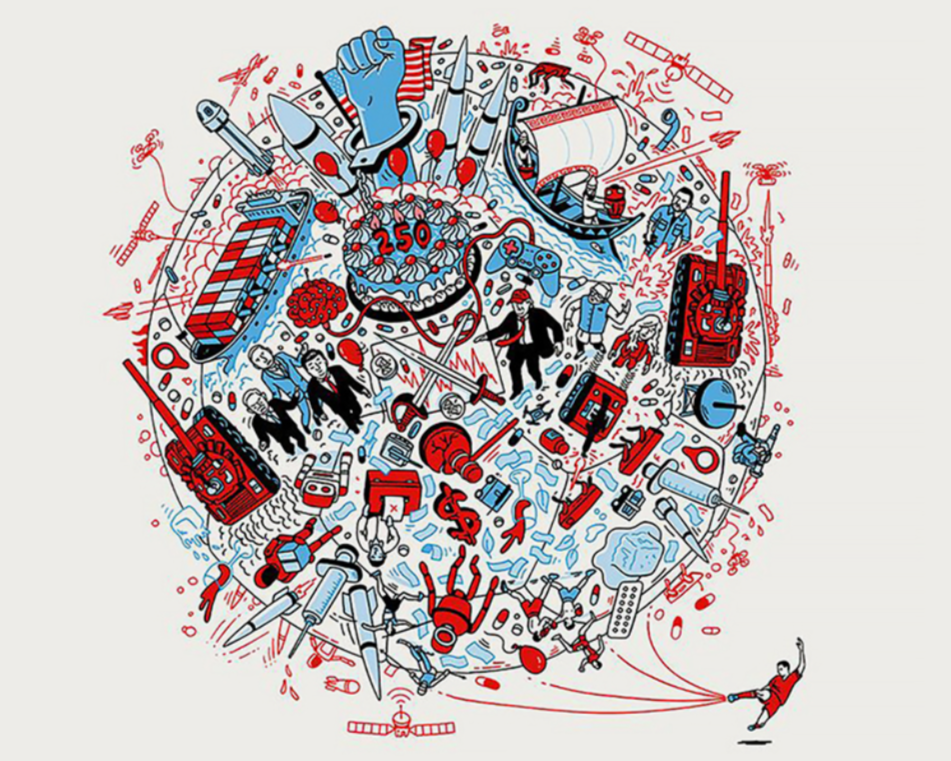 Обложка журнала "The economist"