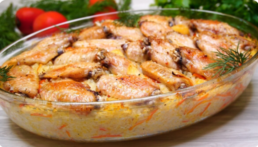 Этот рис ты будешь вспоминать еще неделю (вкуснее мяса). Сочетание, ради которого стоит запачкать противень...