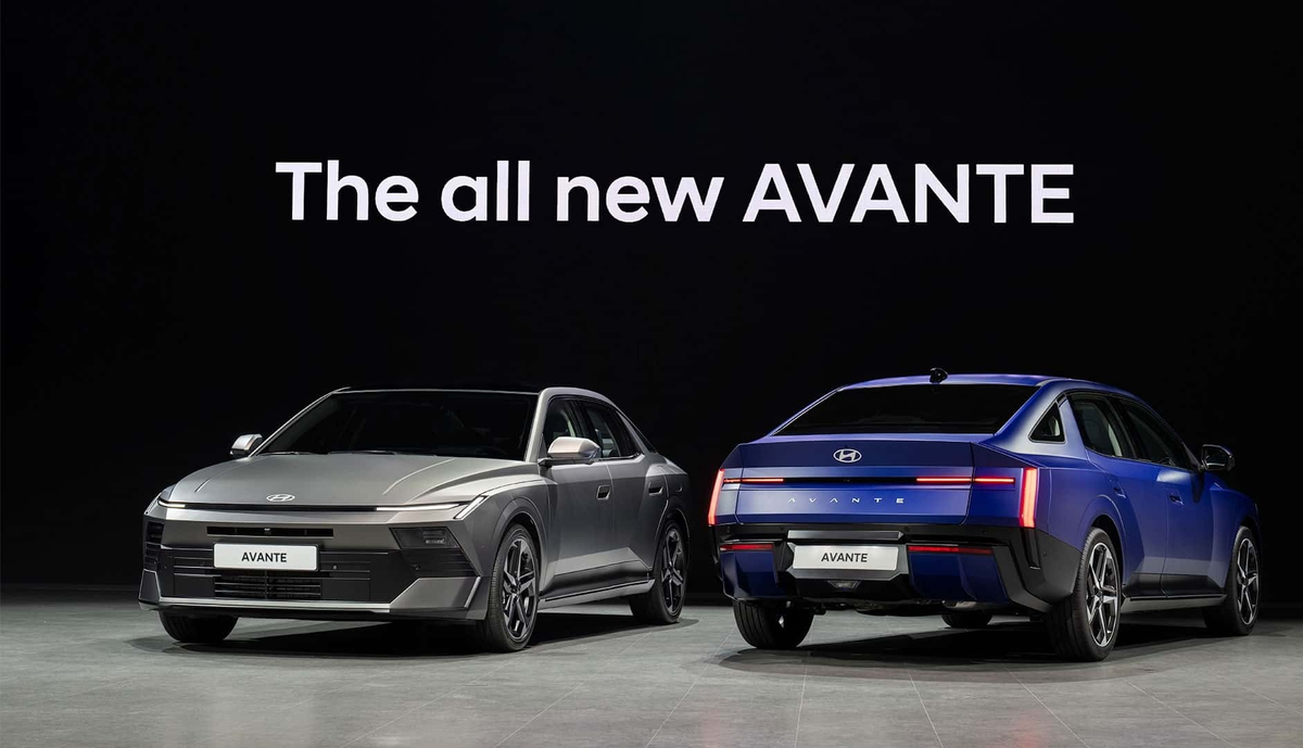 Демонстрация дизайна Hyundai Elantra восьмого поколения