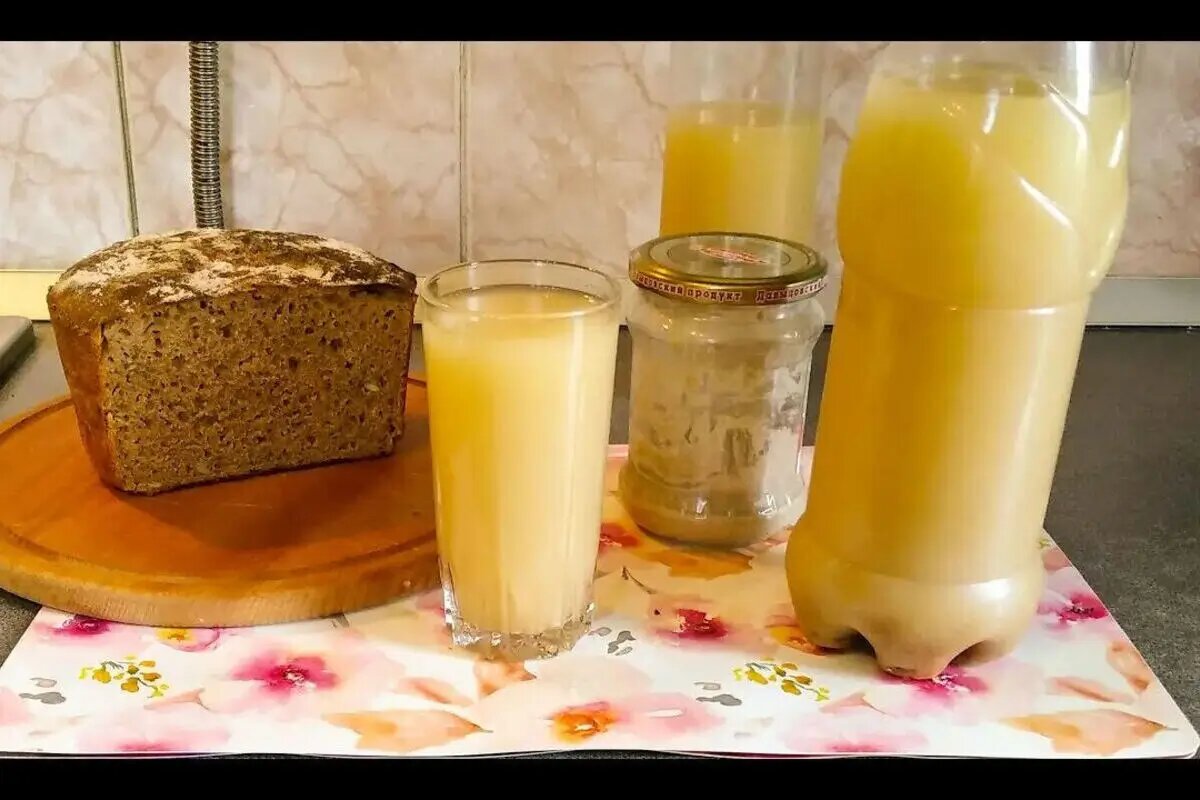 Квас на ржаной закваске