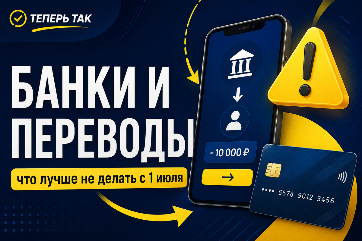 С июля часть финансовых правил меняется, а банки продолжают усиливать проверки операций. Разбираем, когда обычные переводы не проблема, а когда карта может вызвать вопросы.