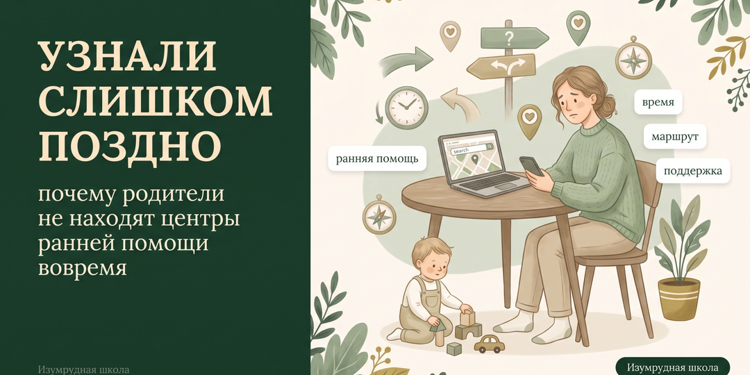Почему родители узнают о центрах ранней помощи слишком поздно — и что с этим делать